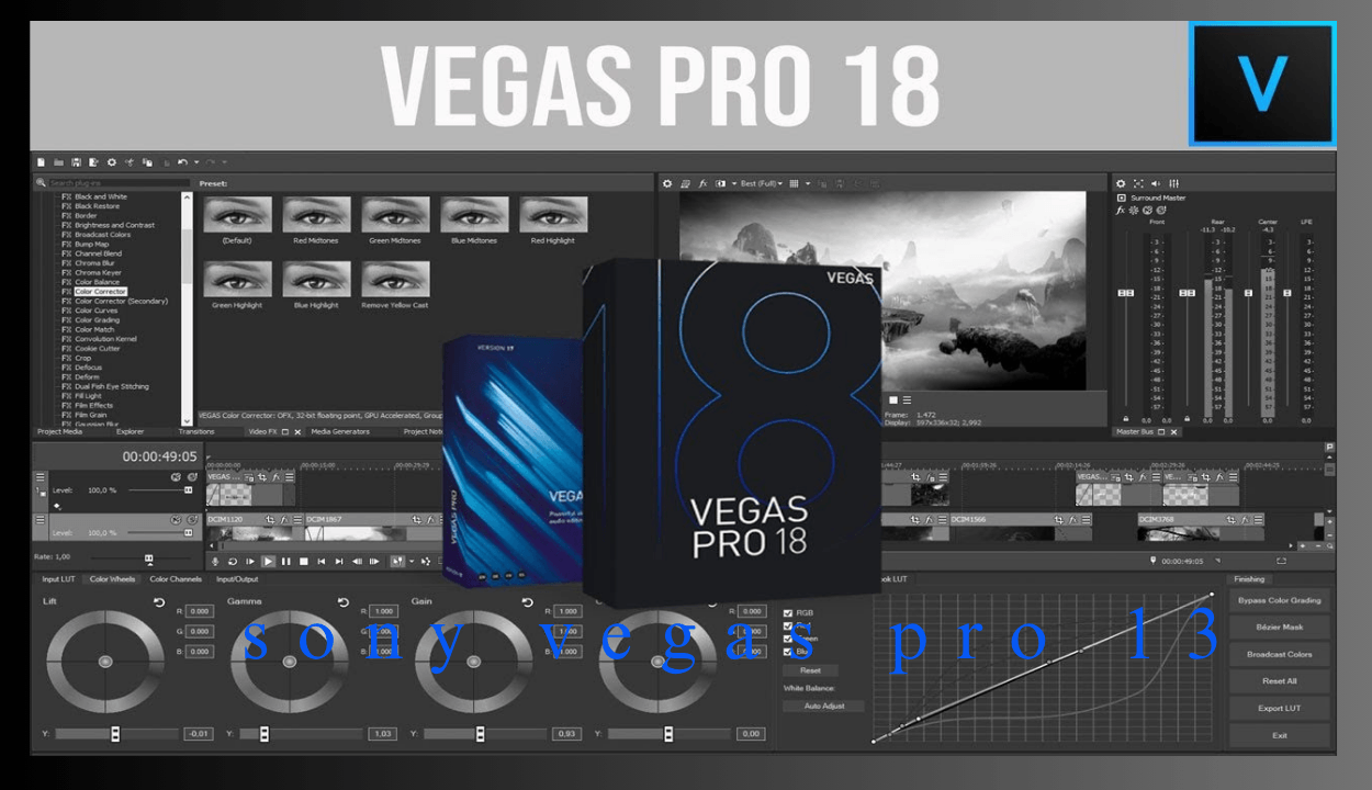 Sony Magix Vegas Pro 18 Full İndir Türkçe V18.0.0 Build 527